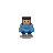 Mago em pixel art